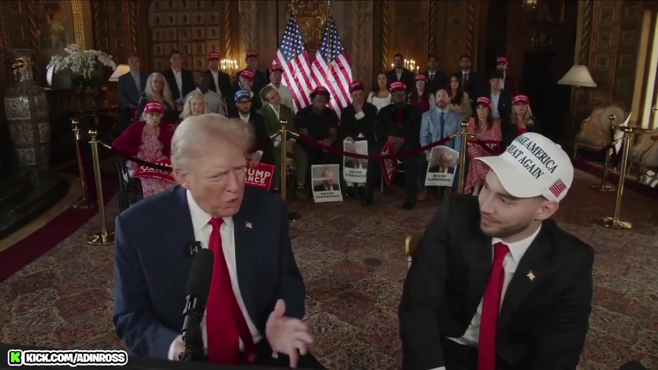 Adin Ross asks Trump about @rachelvscott 's behavior at the NABJ