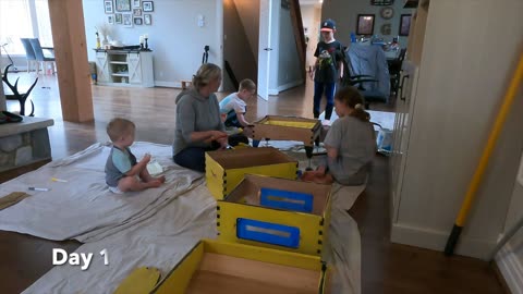 PAINTING AND PREPPING OUR FLOW HIVE