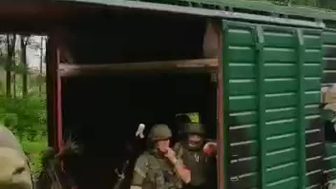 Ukraine war - 'O' group Armored Train in Ukraine