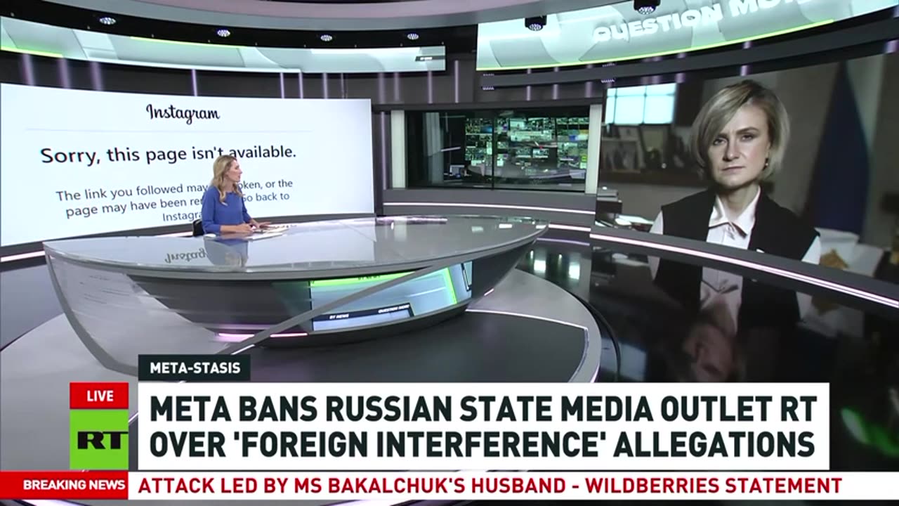 RT is telling the truth – Maria Butina on Meta’s ban of RT