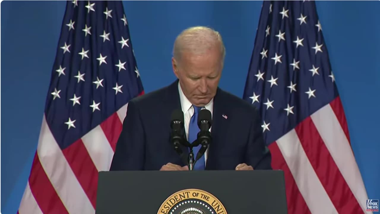 "That's Not True" - Biden Starts Whispering - Denies Government Plot Against Trump