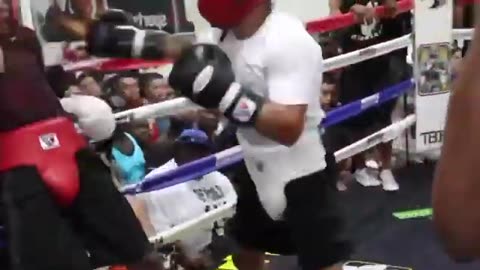 Ryan Garcia Leaks Footage : Gervonta Tank Davis walks all over Devin Haney (Sparring)