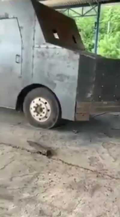 Armoured Monster Trucks Seized From Killer Cartel