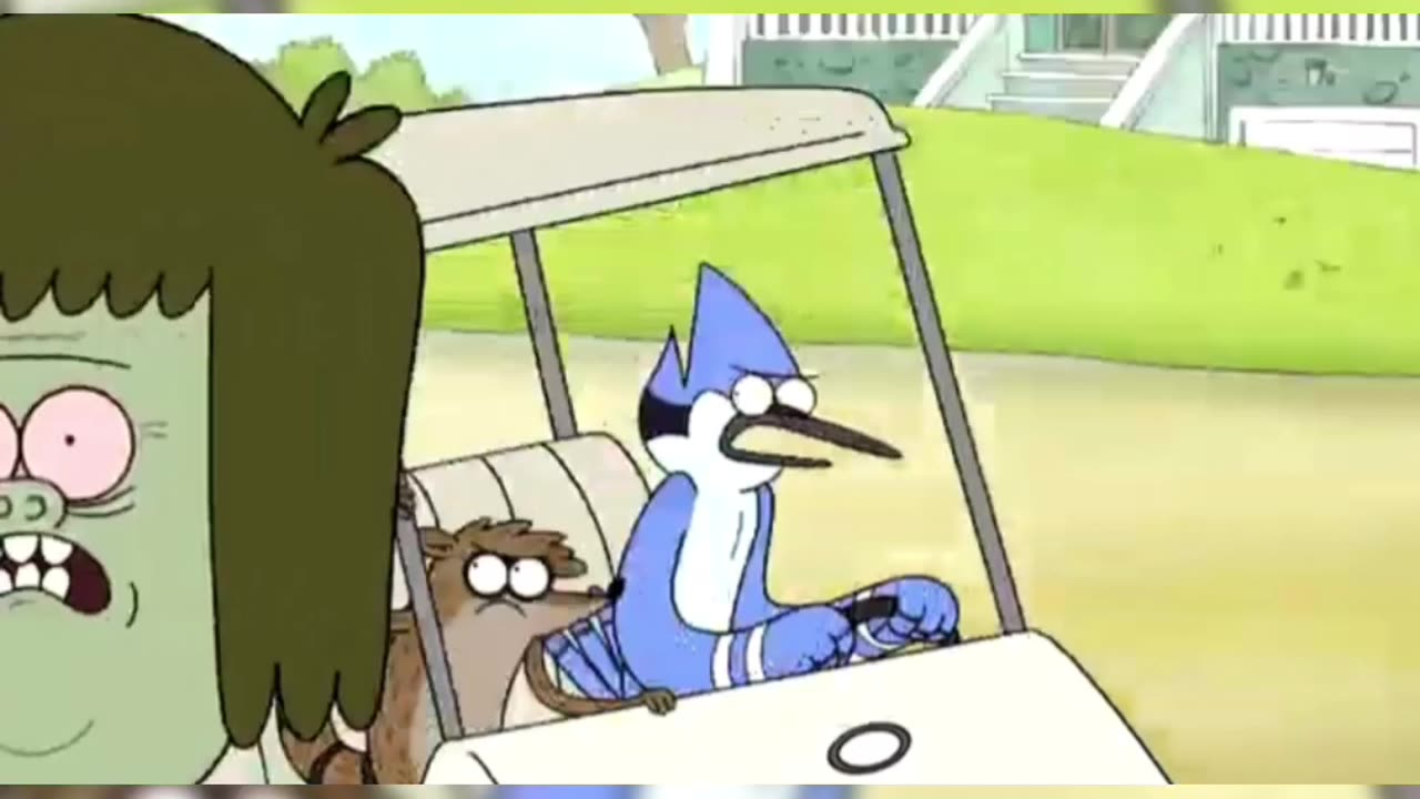 The Regular show the art of the donut 🍩🚗🔥🔥💯