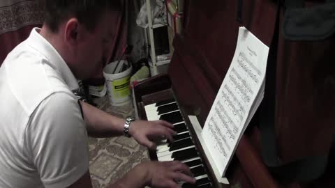 Pianist plays piano