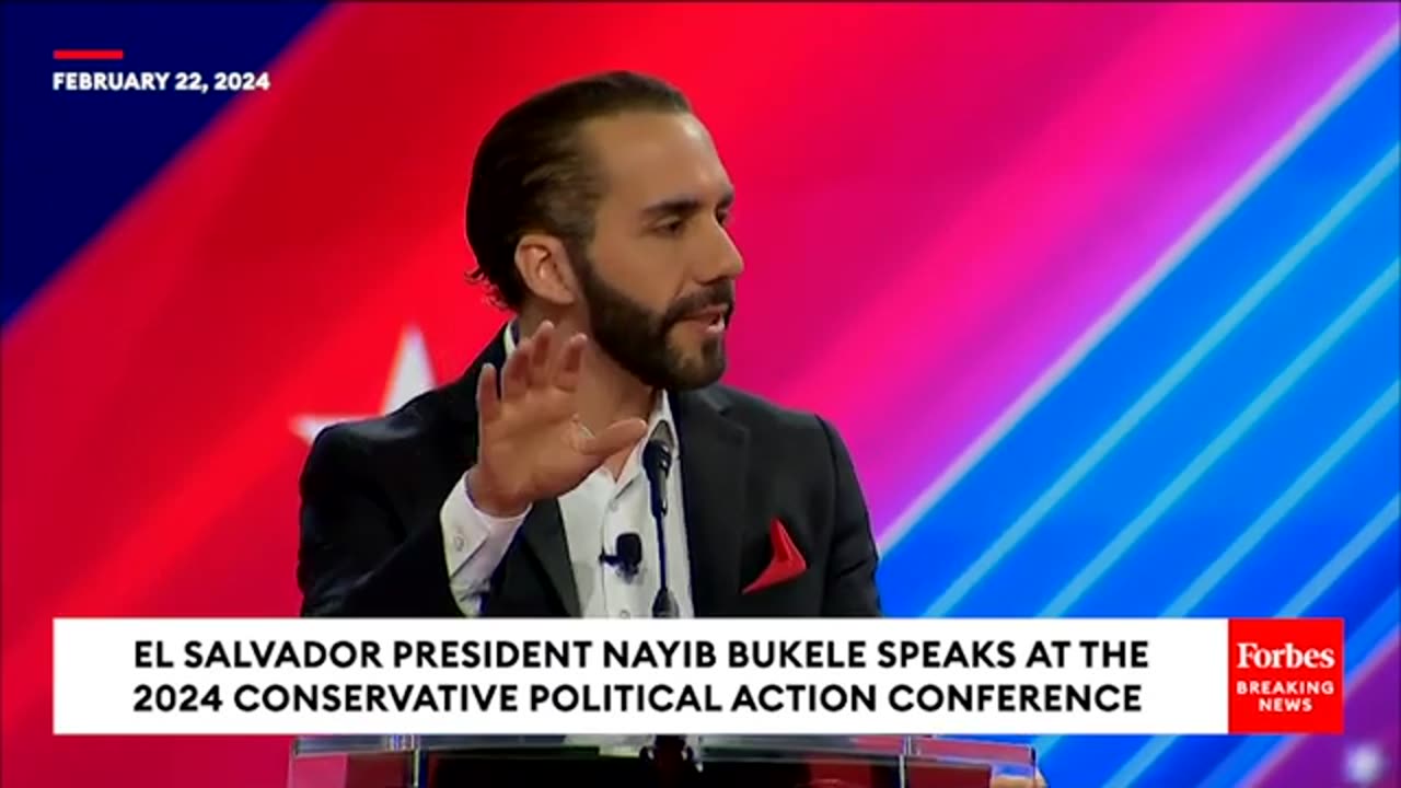 El Salvador President Nayib Bukele Warns Of 'Dark Forces' In Anti-Crime Speech At CPAC