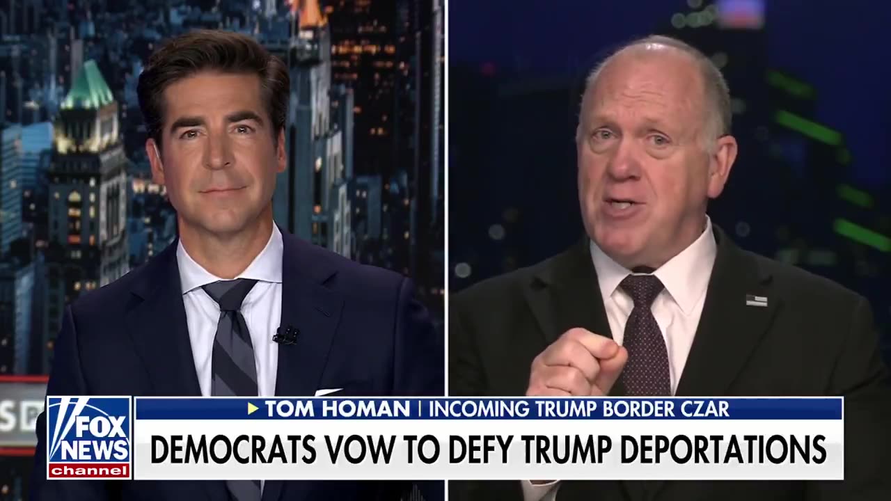 Jesse Watters | Tom Homan replies to Dem s who defy deportation process