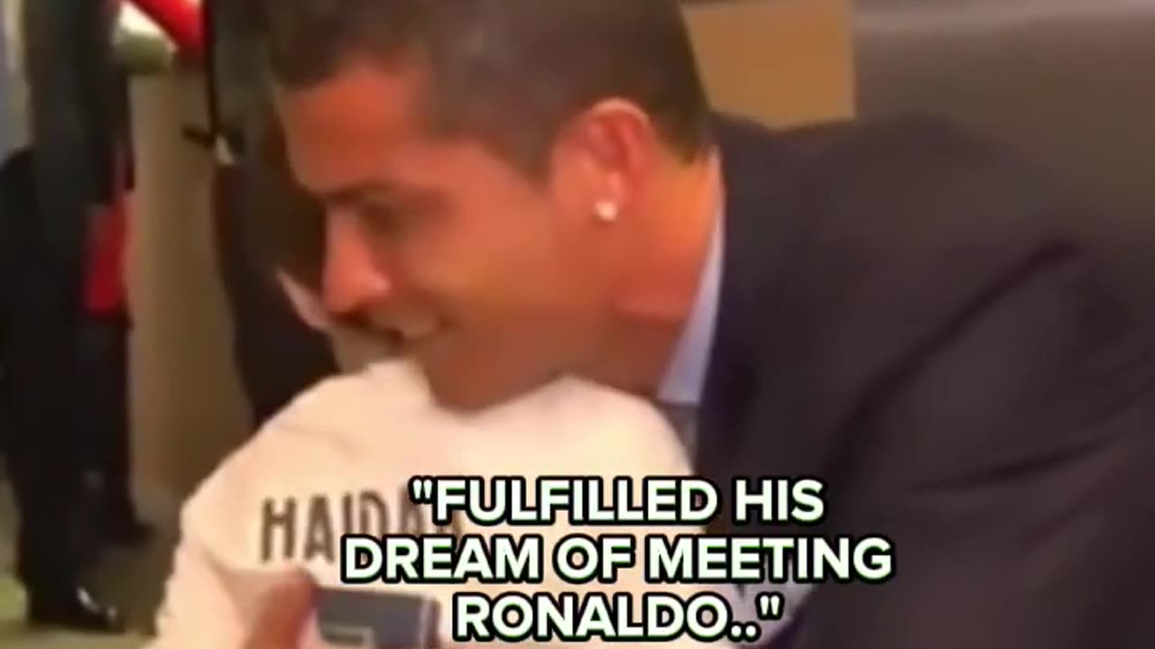 Cristiano Ronaldo A Man with golden heart