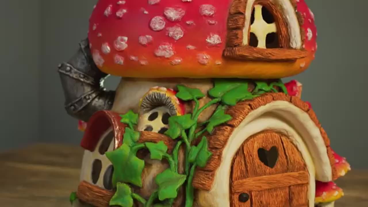 ❣DIY Mushroom House Using Cardboard❣