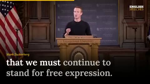 ENGLISH SPEECH MARK ZUCKERBERG Free Speech