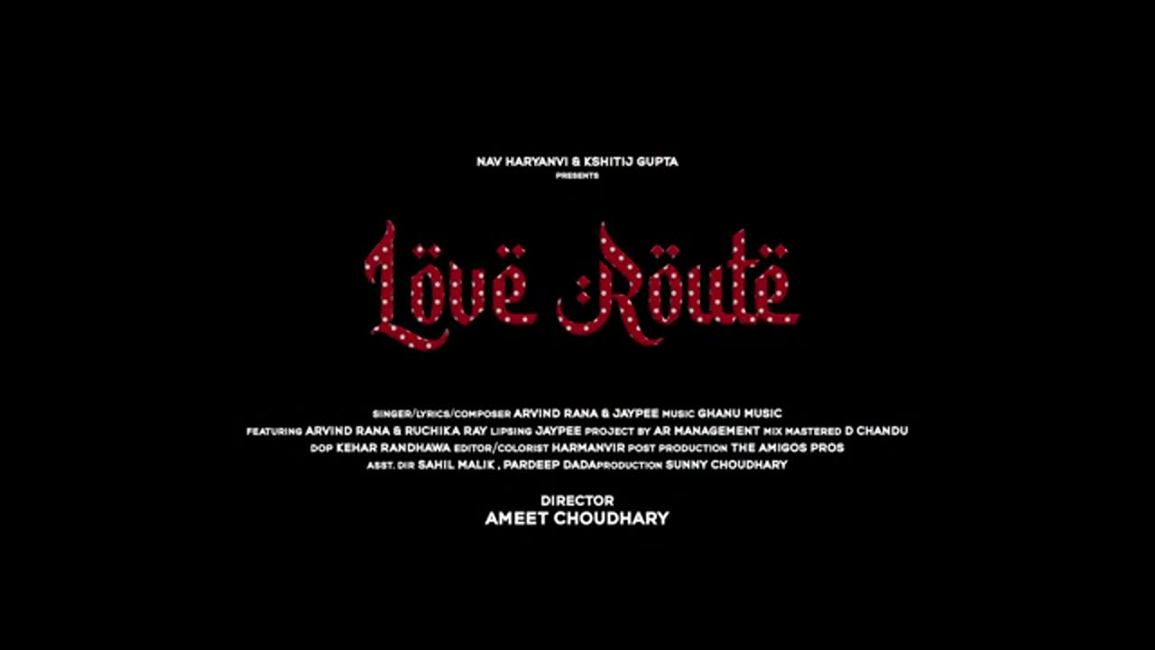 Love Route (Official Video) | Jaypee | Arvind Rana | New Haryanvi Songs Haryanvi 2024 | Nav Haryanvi