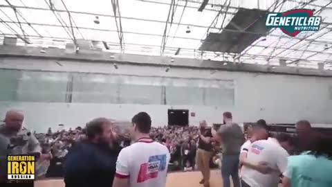 "Male slapping" competition in Russia