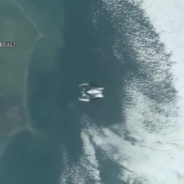 UFO Black Knight in Space