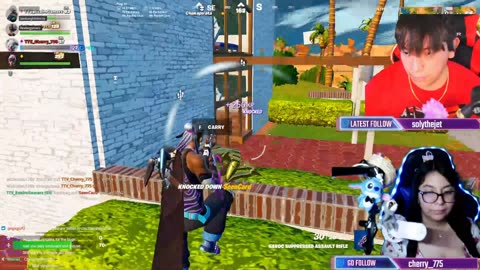 CHERRY AND REALM FORTNITE MOMENTS PART 1