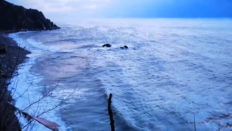 Share the sunset sea