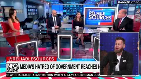 Brian Stelter Complains Trump Supporters Don’t Like Government