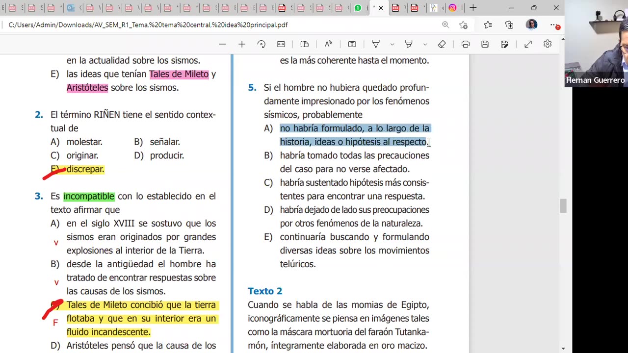 PAMER SEMESTRAL ESCOLAR 2022 | Semana 16 | RV