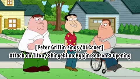 [Peter Griffin sings/AI Cover] Attack on Titan S3 pt2 Linked Horizon - Shoukei to Shikabane no Michi