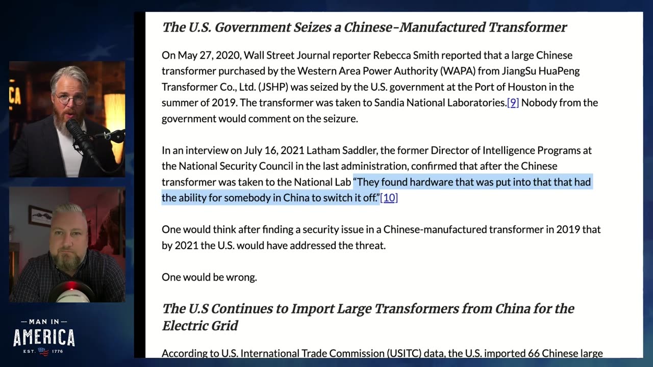 The CCP Can TURN OFF Our Power Grid With A Button. Here's Proof