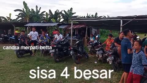 Keseruan Lomba Merpati di Lapkol Gandus (hari saptu)