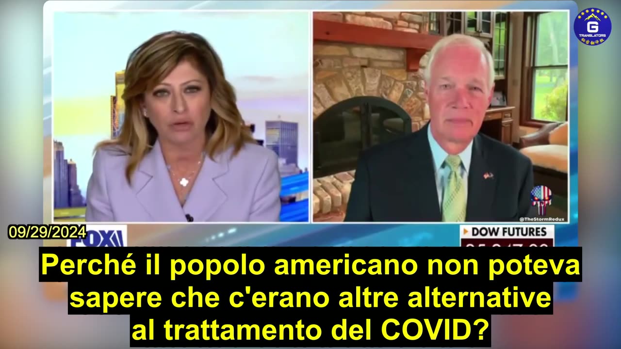 【IT】Il deputato USA Ron Johnson chiede verità sugli effetti collaterali del vaccino COVID