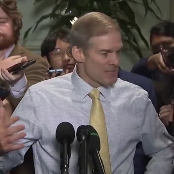 JIM JORDAN SPEAKS “I'm still running for Speaker ''