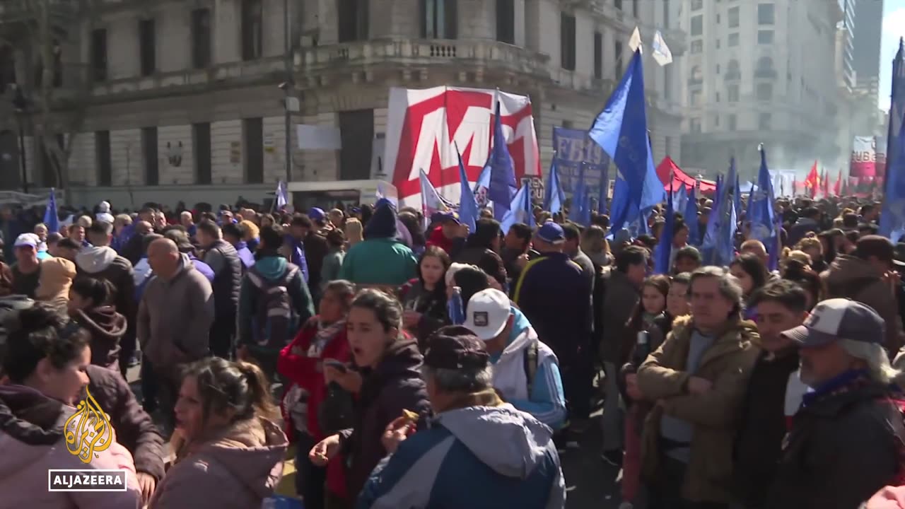 Argentina annual San Cayetano Pilgrimage: People march to express concern over the economy