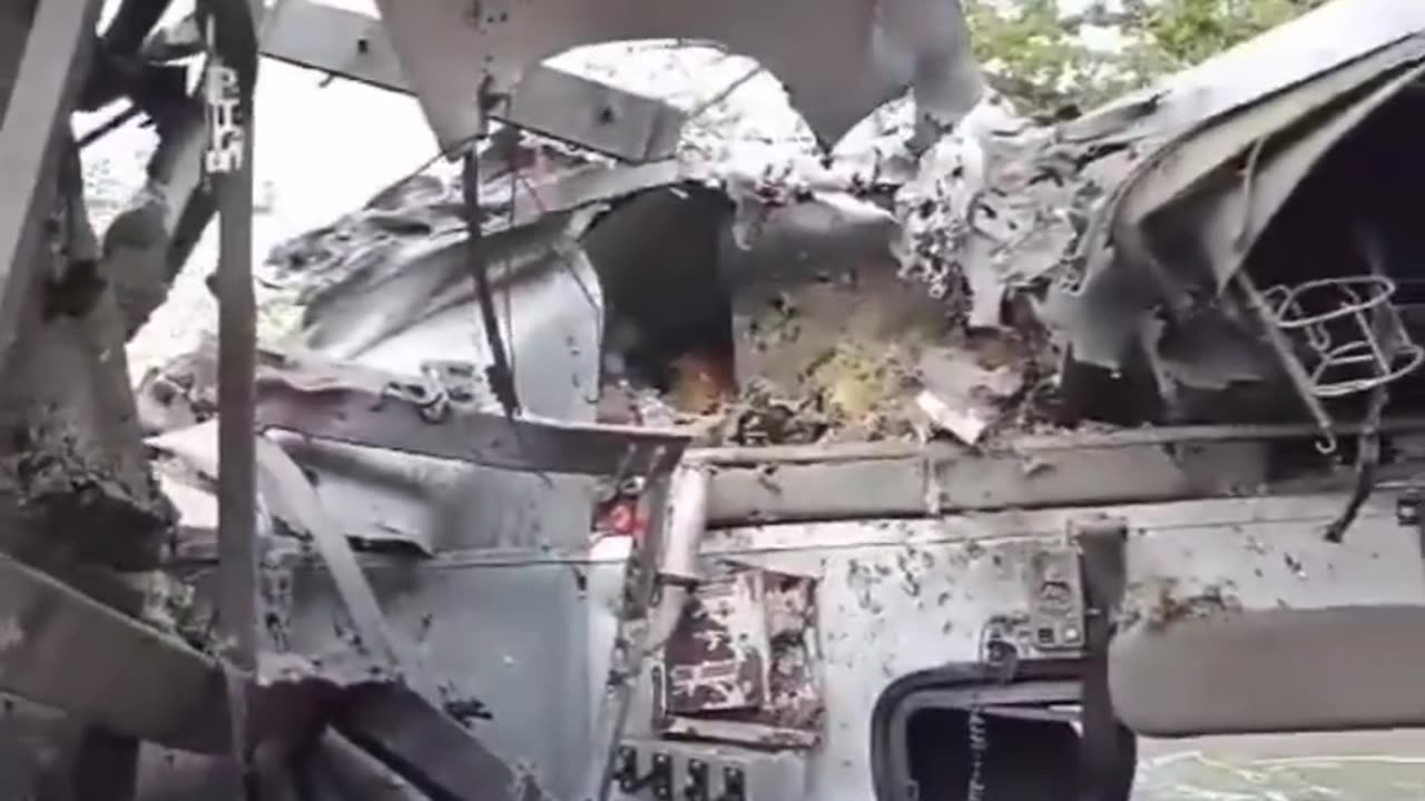 Ukrainian field ambulance has been hit.