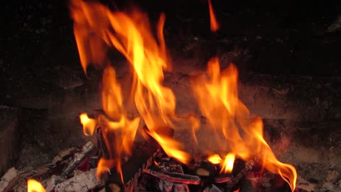 Fireplace meditation