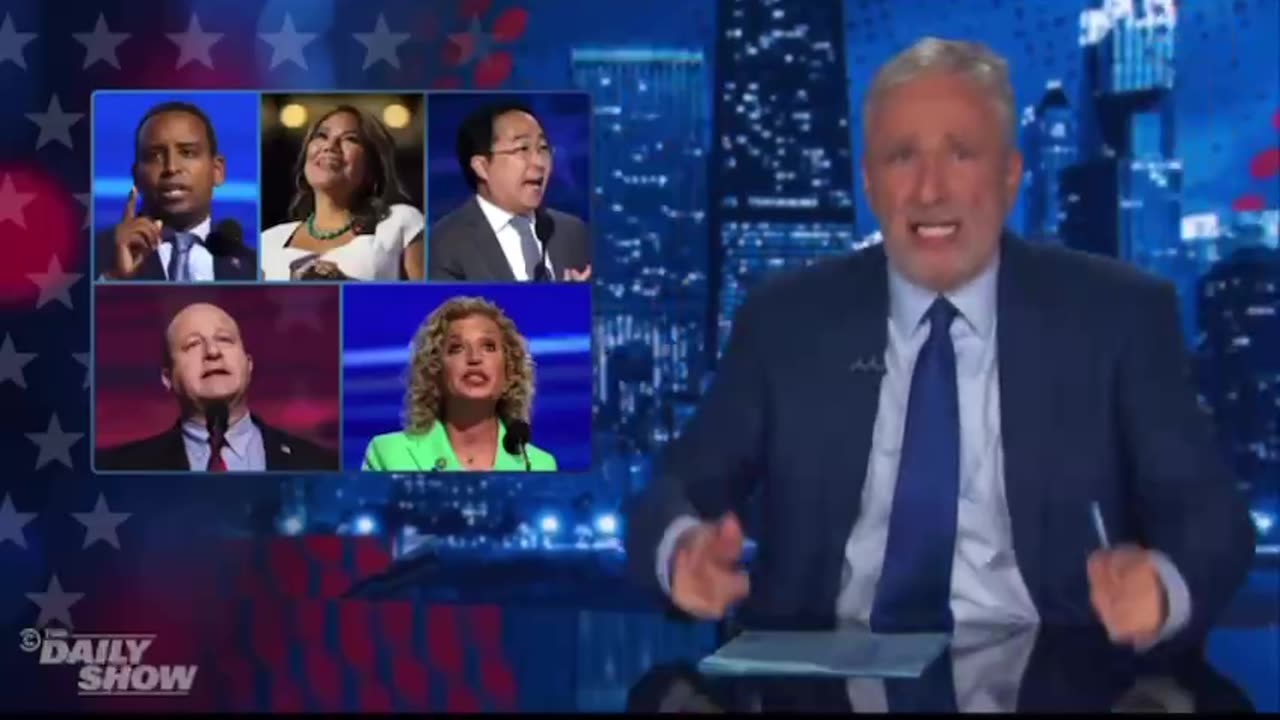 John Stewart Dunks on the DNC.. (A little weird but still awesome)