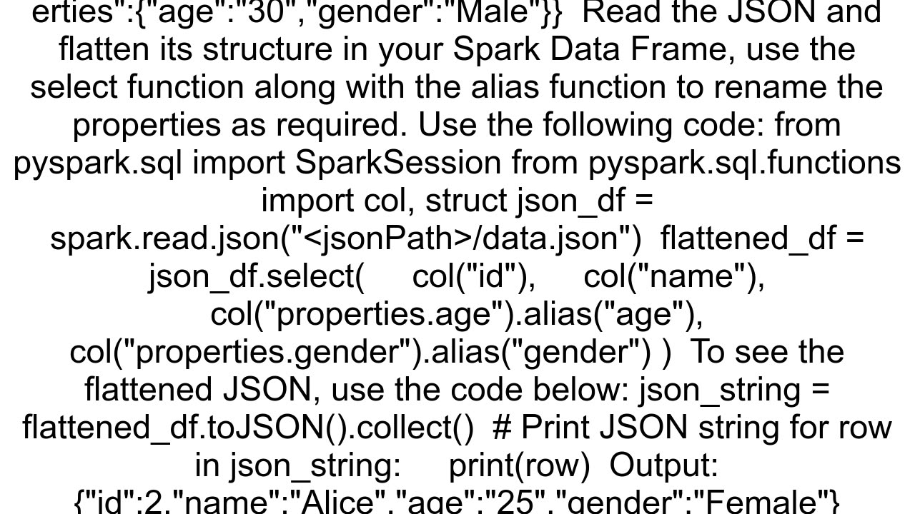 How to avoid being struct column name written to the json file