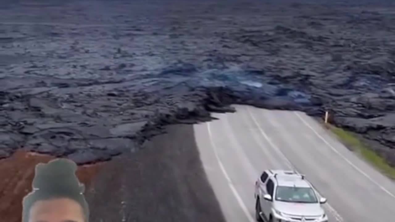 Roads in Iceland after Eruption