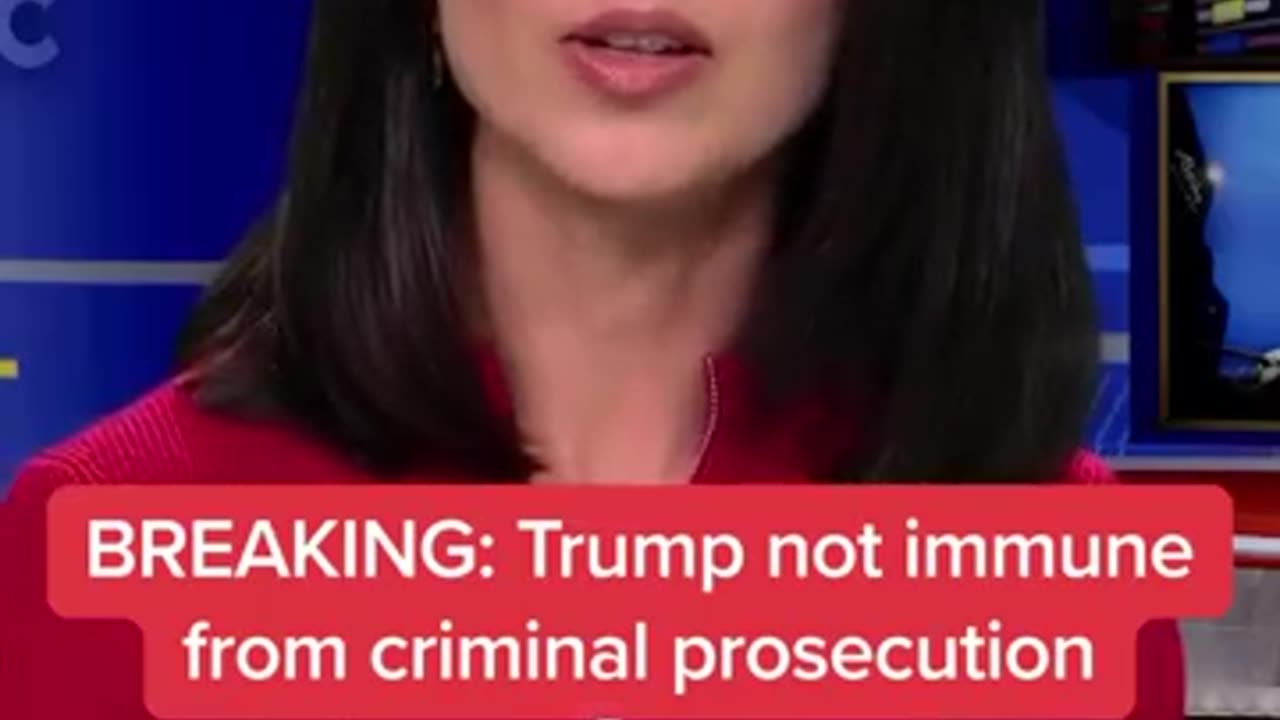 BREAKING: Trump not immuề from criminal prosecution