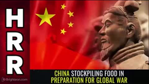 is China stockpiling food in preparation for global war ?