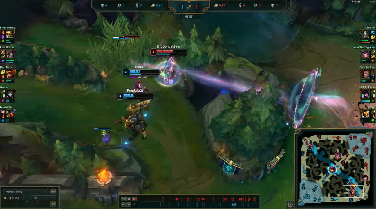 League Moments: Teamwork Makes the Dream Work (Swain Gameplay - Juicy Bard Cooperation)