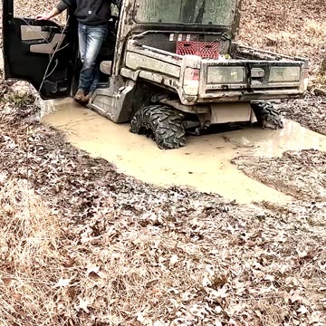 When you're buddy calls and he's stuck in the mud!