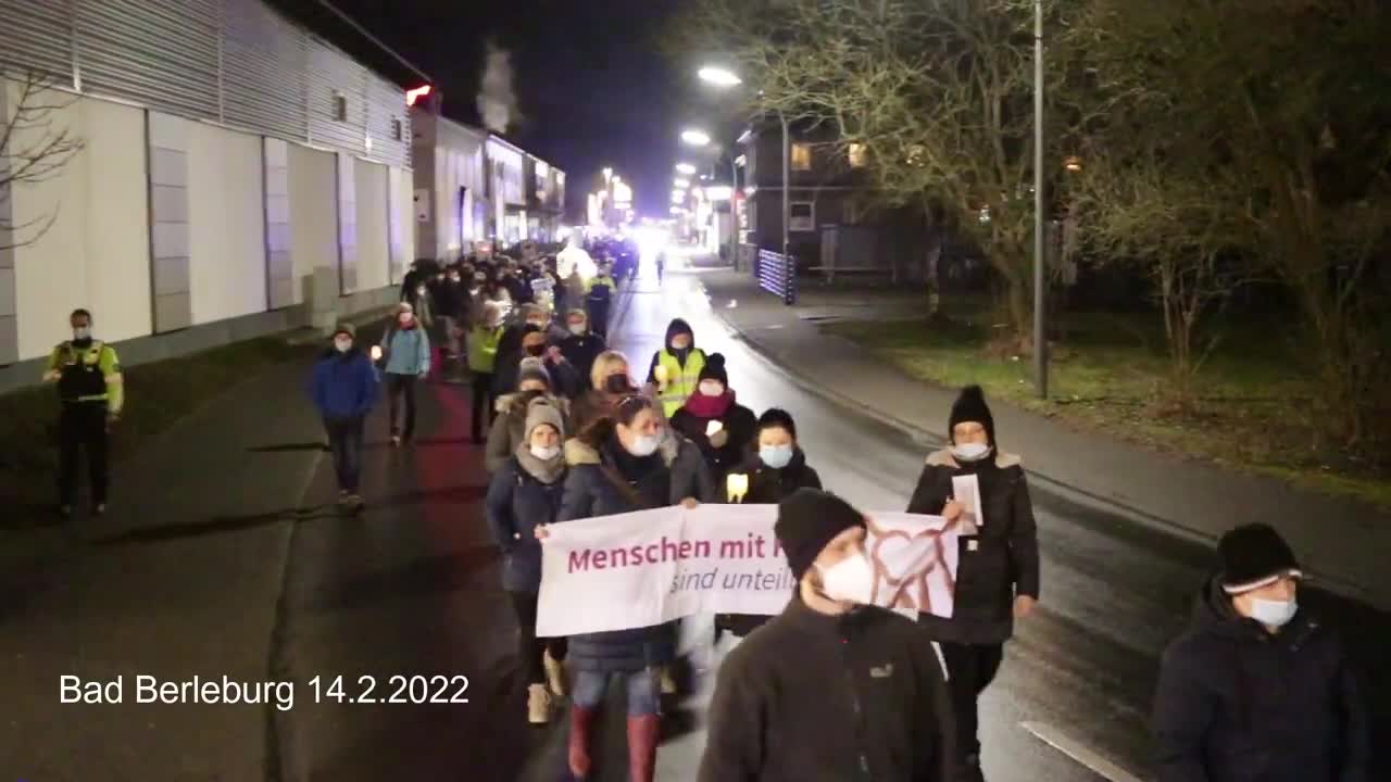 Demo für Frieden und Freiheit Bad Berleburg 14.2.2022