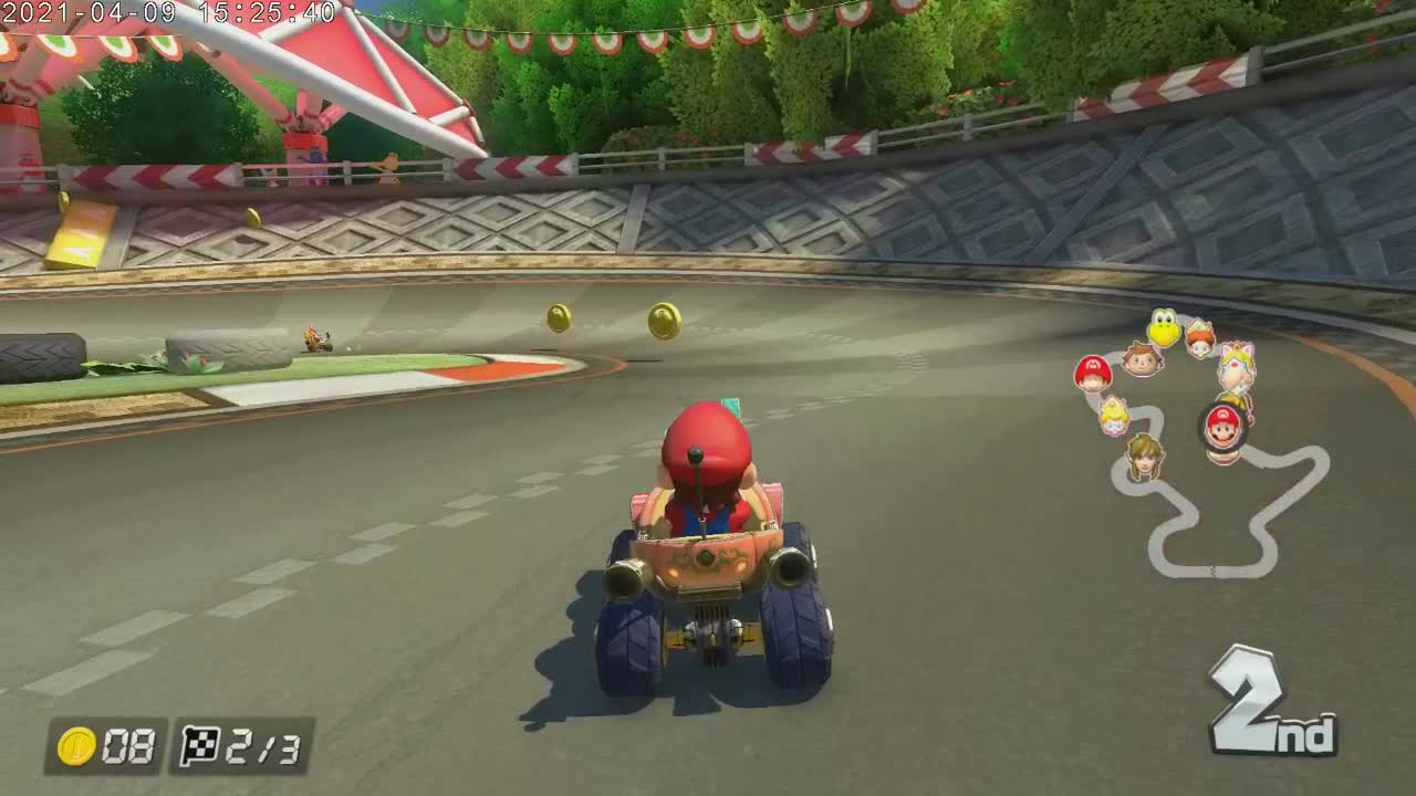 Mario Kart 8 Deluxe Switch Mario Part 17 Yoshi Circuit