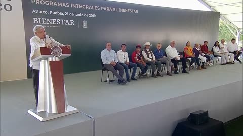 'Programas Integrales de Bienestar', desde Atlixco, Puebla