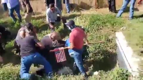 Antifa Harass Veteran In Wheelchair Then Get Marched Out Of Town