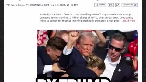 BLACKROCK BET ON TRUMPS ASSASSINATION?