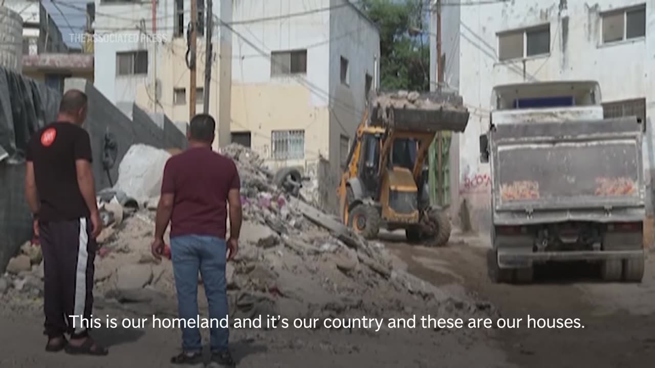 'They besieged the area': Parts of Jenin in ruins after Israeli operation into West Bank