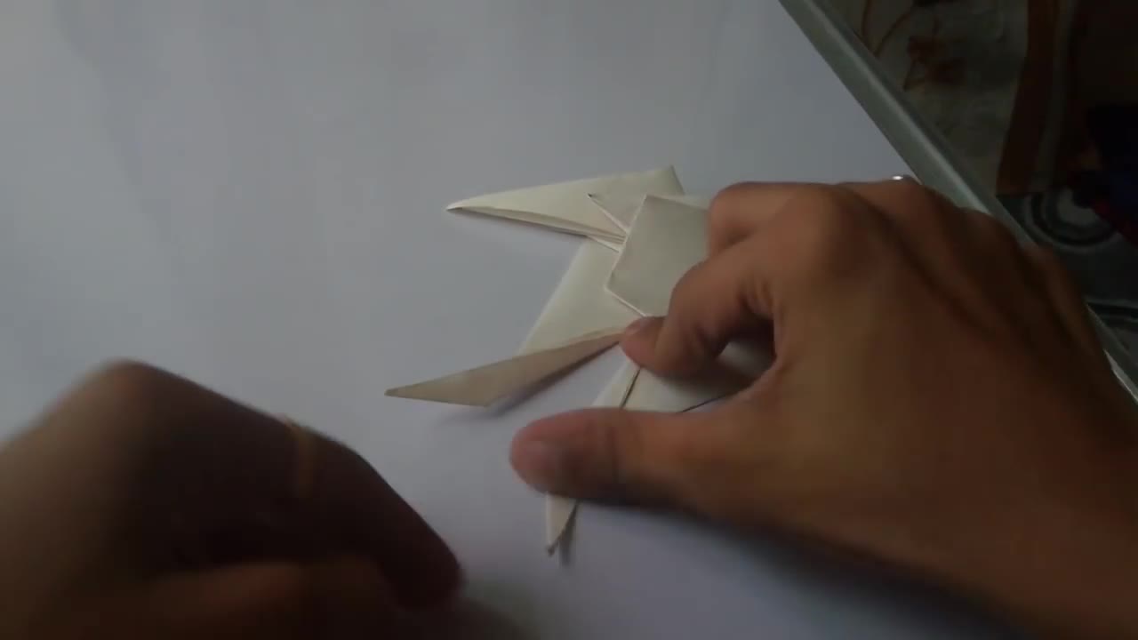 How To Make Transforming DECEPTICON Starscream Origami Transformer _ easy origami _ Tutorials