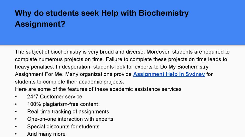 What is Biochemistry?