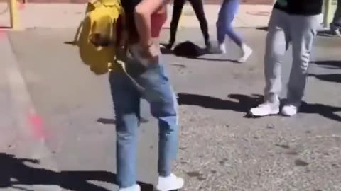 Black Girl Wilds Out at School Destroys Two Girls