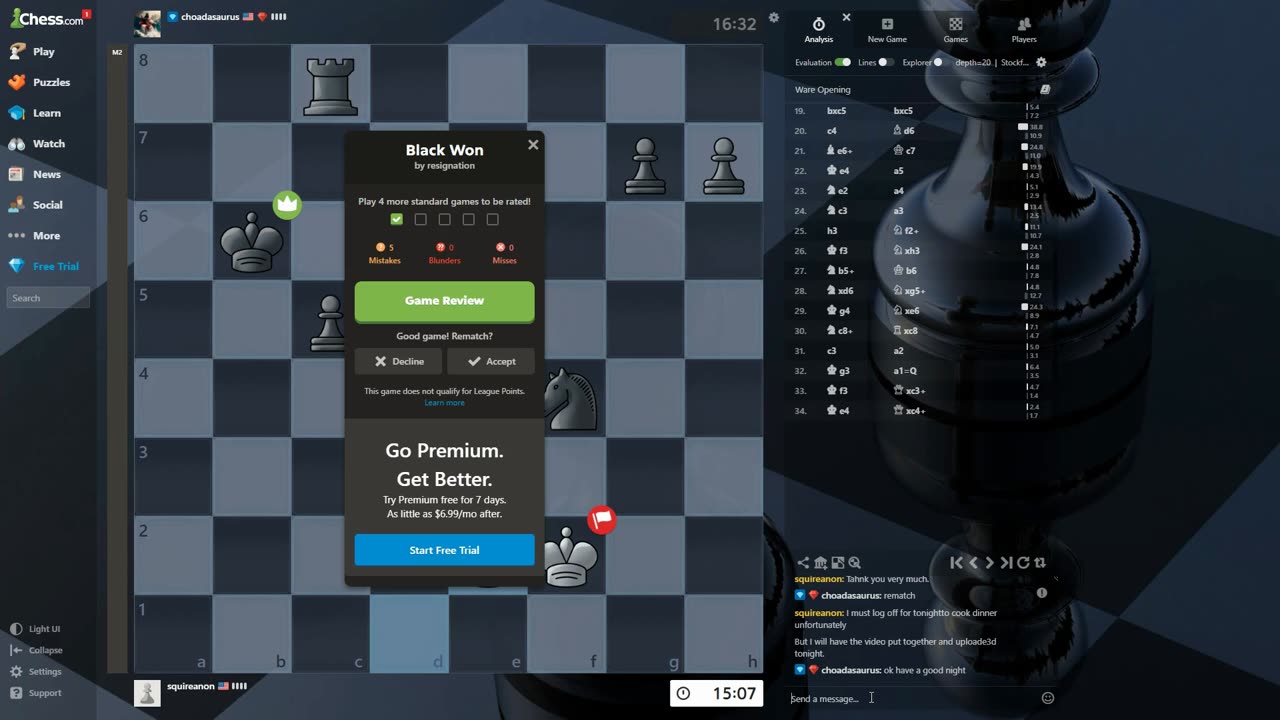 Let's Play Chess Online!