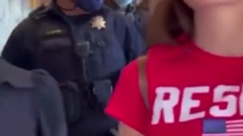 Nevada Republican Lt. Gov. candidate Mack Miller being abused by police.