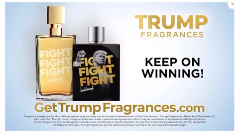 Donald Trump launched a new cologne and perfume line called Fight, Fight, Fight.