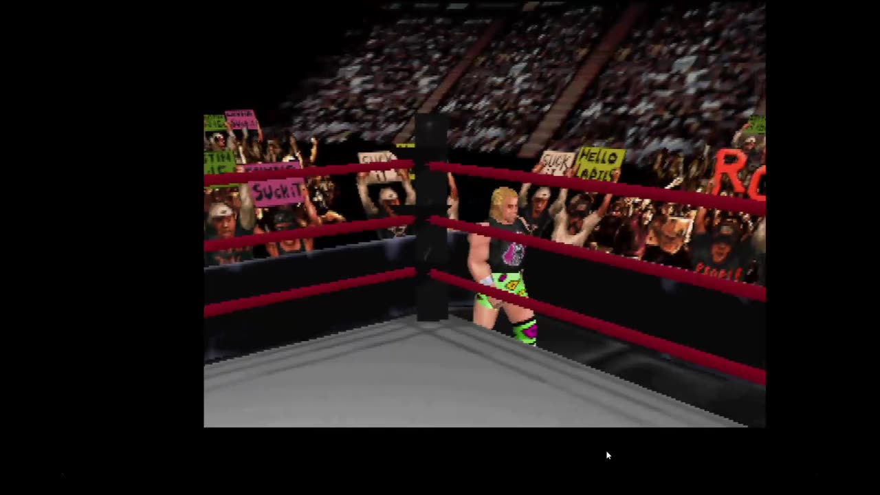 Mr. Ass Ring Run - WWF WrestleMania 2000