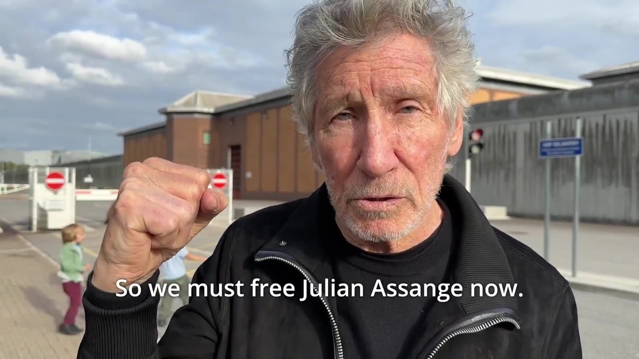 ROGER WATERS~ AFTER A VISIT WITH WIKILEAKS FOUNDER JULIAN ASSANGE @BELMARSH PRISON